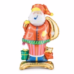 Standing Santa foil balloon FB160