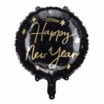 Black Happy New Year FB162