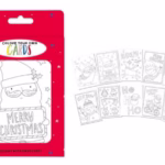 Colour your own Christmas cards