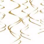 Gold swirl Set by 5 SWID20-019