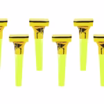 Whistles pkt of 6 gold