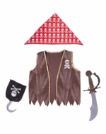 Pirate costume dress up kit -one size - - Image 4