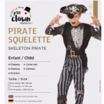Pirate costume 7/9 years