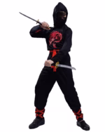 Ninja costume -red/black- 7/9 years - Image 3