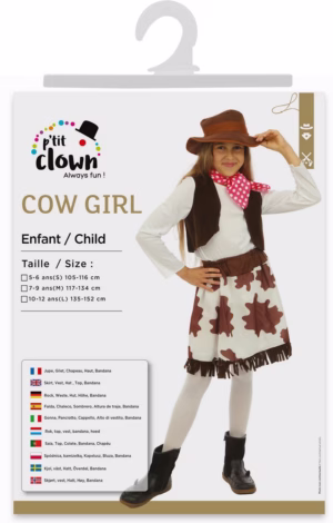 Cowgirl costume 10-12 years -98538- - Image 5