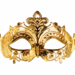 Carneval mask - gold- MAS22-019C