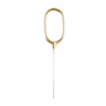 Sparkler number 0 gold
