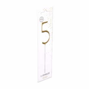 Sparkler number 5 gold -6095- - Image 3