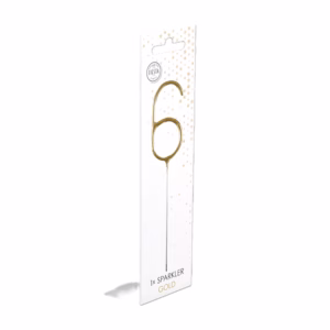 Sparkler number 6 gold -6096- - Image 3