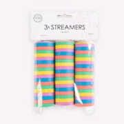3 Rolls Streamers