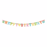 Happy Birthday Letter Banner Kids