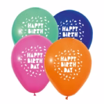 Happy Birthday latex balloon by 8
