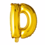 Letter D gold Foil Balloon