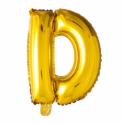 Letter D gold Foil Balloon