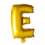 Letter E gold Foil Balloon