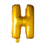 Letter H gold Foil Balloon