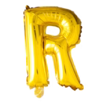 Letter Foil Balloon 16'' R gold