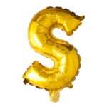 Letter Foil Balloon 16'' S gold