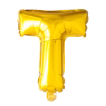 Letter Foil Balloon 16'' T gold