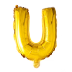 Letter Foil Balloon 16'' U gold