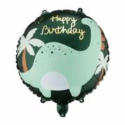 Foil Balloon Disc Brontosaurus