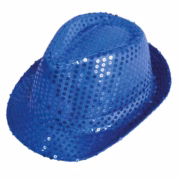 Pop star hat blue