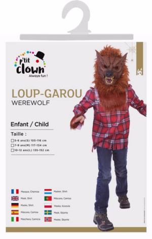Werewolf Costume Age 7-9 years - 22098 -