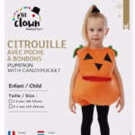 Pumpkin costume with candy holder Year 3/4 -23561-
