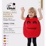 Devil costume with candy pocket Year 3/4 -23563-