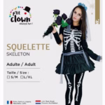 Skeleton woman costume -44169-