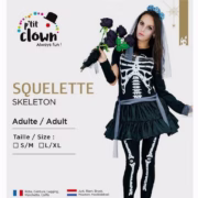 Skeleton woman costume -44168-