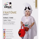 Ghost costume year 3/4 -82617-